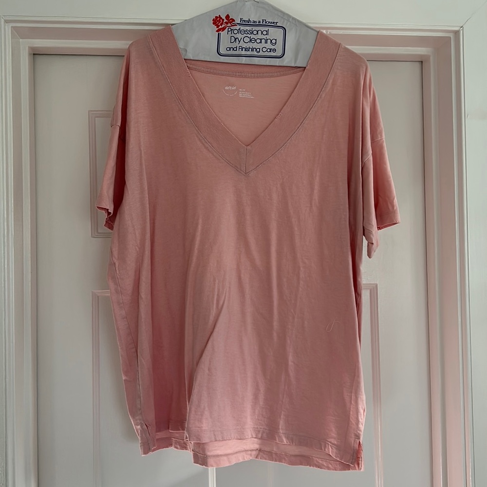 Aerie Extreme V-Neck Oversized Boyfriend T-Shirt